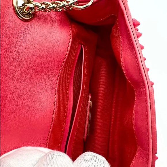 Christian Louboutin Mini Sweet Charity Crossbody Bag with Studded Spikes - EUC - Picture 11 of 15